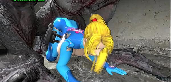  samus fucked by a monster